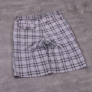 Y2K 2000's 00's Firefly Plaid Checkered Stripped Baggy Relax Fit Wide Short's